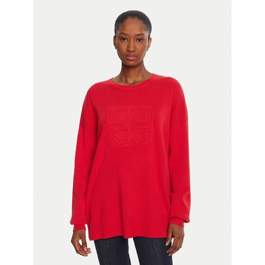 LOLA CASADEMUNT Sweter LF2511004 Czerwony Loose Fit ze sklepu MODIVO w kategorii Swetry damskie - zdjęcie 185570592
