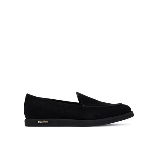 Max Mara Lordsy Softymoc 2524526251600 Czarny ze sklepu MODIVO w kategorii Lordsy damskie - zdjęcie 185570600