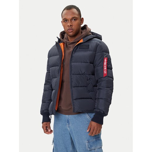 Alpha Industries Kurtka zimowa 118113 Granatowy Regular Fit ze sklepu MODIVO w kategorii Kurtki męskie - zdjęcie 185570633