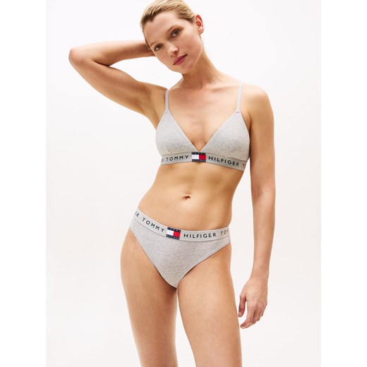 Tommy Hilfiger Majtki - Bikini klasyczne Kobiety Bawełna jasny szary marmurkowy ze sklepu vangraaf w kategorii Majtki damskie - zdjęcie 185572354