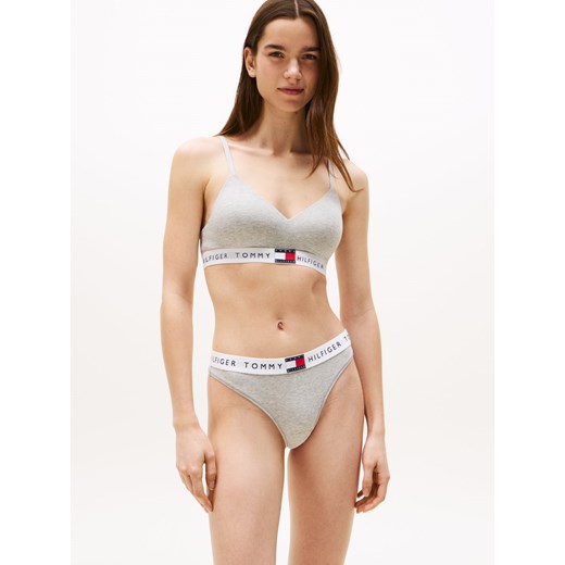 Tommy Hilfiger Gorset damski - usztywniany Kobiety Bawełna jasny szary marmurkowy ze sklepu vangraaf w kategorii Biustonosze - zdjęcie 185572360