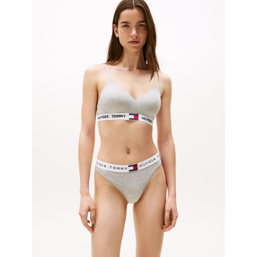 Tommy Hilfiger Stringi Kobiety Bawełna jasny szary marmurkowy ze sklepu vangraaf w kategorii Majtki damskie - zdjęcie 185572361