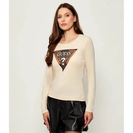 GUESS Bluzka LEO | Slim Fit ze sklepu Gomez Fashion Store w kategorii Bluzki damskie - zdjęcie 185573000