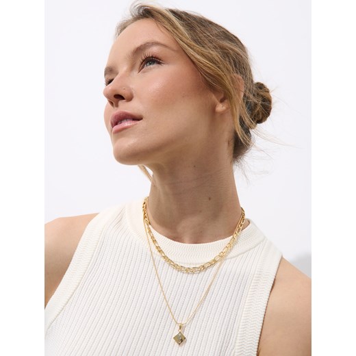 Mohito - Podwójny naszyjnik - wielobarwny Mohito ONE SIZE Mohito