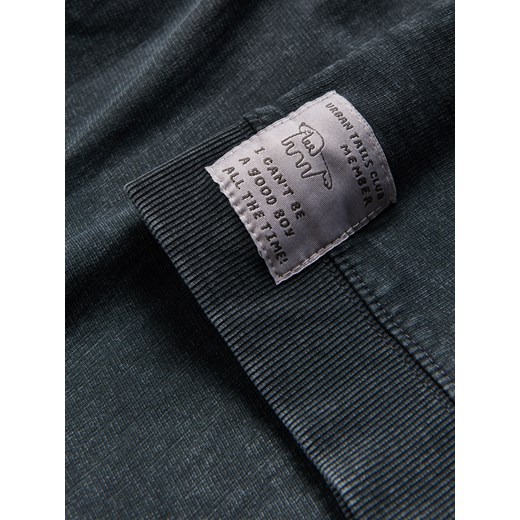 Reserved - Bawełniany longsleeve z kapturem - granatowy Reserved 80 (9-12 m.) Reserved