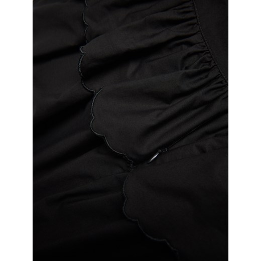 Reserved - Spódnica z baskinką - czarny Reserved XS Reserved