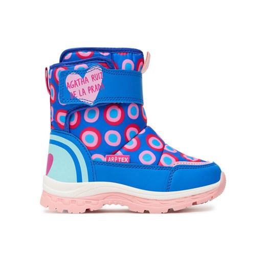 Śniegowce Agatha Ruiz de la Prada 251990 D Niebieski ze sklepu eobuwie.pl w kategorii Buty zimowe dziecięce - zdjęcie 185574874
