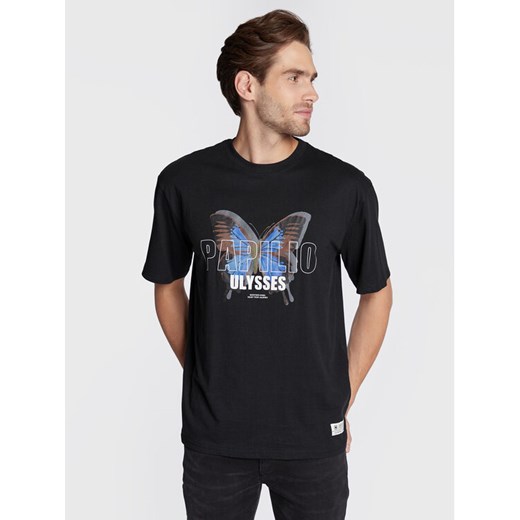 Redefined Rebel T-Shirt Christian 211129 Czarny Regular Fit ze sklepu MODIVO w kategorii T-shirty męskie - zdjęcie 185575361