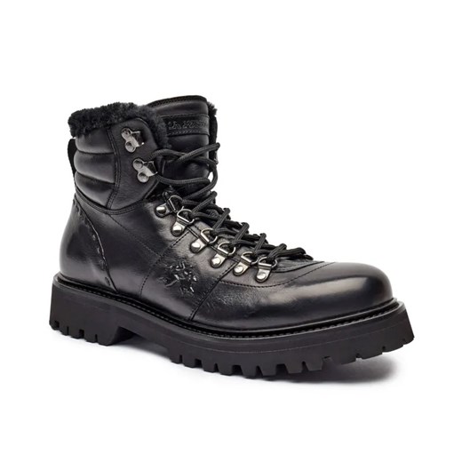 La Martina Skórzane buty wysokie ze sklepu Gomez Fashion Store w kategorii Buty zimowe męskie - zdjęcie 185576204