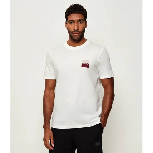 HUGO T-shirt Dapusi | Regular Fit ze sklepu Gomez Fashion Store w kategorii T-shirty męskie - zdjęcie 185576291