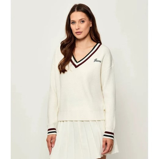 GUESS ACTIVE Sweter SABINA | Relaxed fit | z dodatkiem wełny ze sklepu Gomez Fashion Store w kategorii Swetry damskie - zdjęcie 185576294