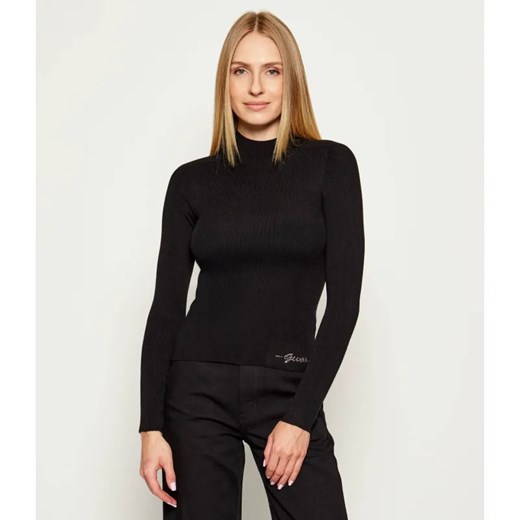 GUESS Półgolf JULIA | Slim Fit | z dodatkiem wełny i kaszmiru ze sklepu Gomez Fashion Store w kategorii Swetry damskie - zdjęcie 185576344