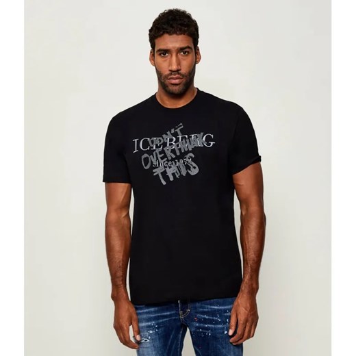Iceberg T-shirt | Regular Fit ze sklepu Gomez Fashion Store w kategorii T-shirty męskie - zdjęcie 185576351
