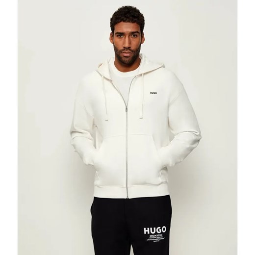 HUGO Bluza Dapozip | Relaxed fit ze sklepu Gomez Fashion Store w kategorii Bluzy męskie - zdjęcie 185576374