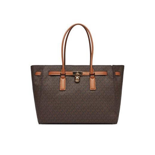 Torebka MICHAEL Michael Kors 30F5GNXT3B Brązowy ze sklepu eobuwie.pl w kategorii Torby Shopper bag - zdjęcie 185578841