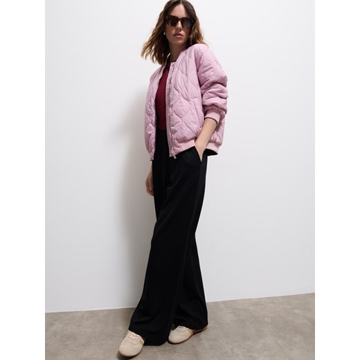 Mohito - Spodnie z szeroką nogawką - czarny Mohito L Mohito