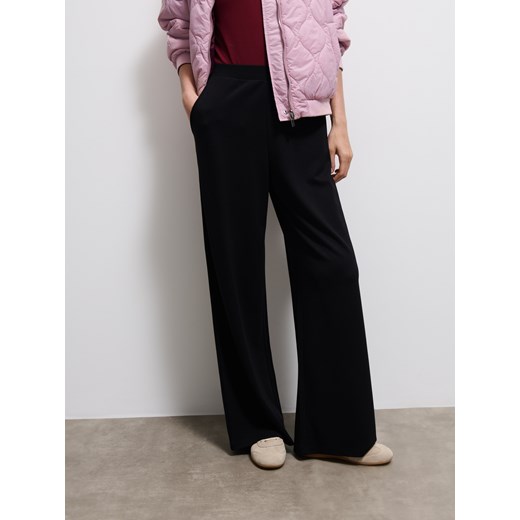 Mohito - Spodnie z szeroką nogawką - czarny Mohito M Mohito