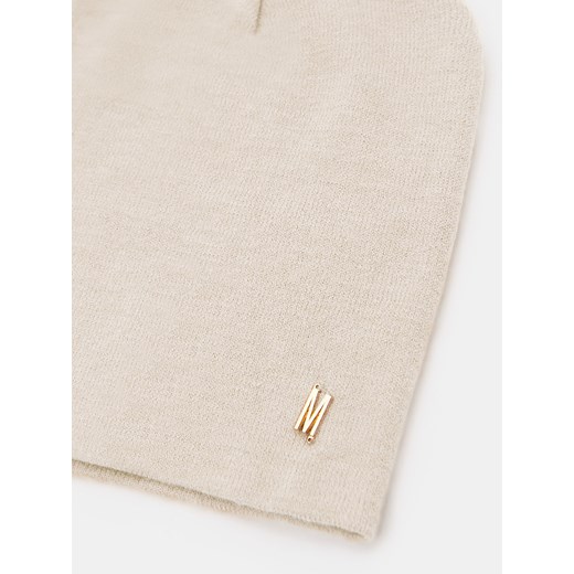 Mohito - Beżowa czapka basic - beżowy Mohito ONE SIZE Mohito