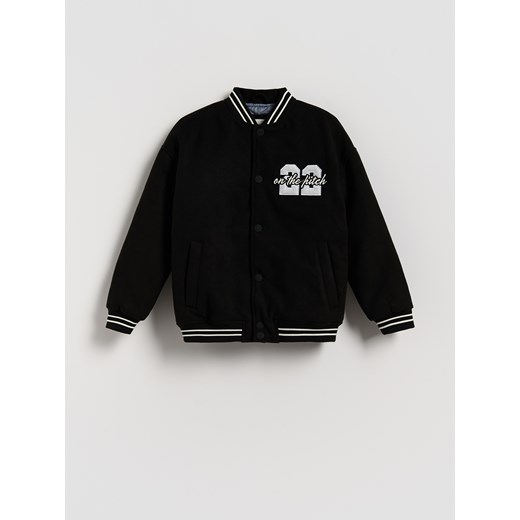 Reserved - Kurtka bomber - czarny ze sklepu Reserved w kategorii Kurtki chłopięce - zdjęcie 185580453