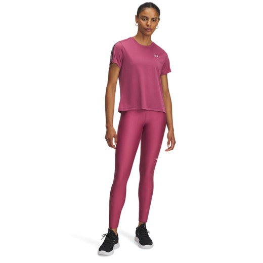 Damskie legginsy treningowe Under Armour UA Tech WM Tape Legging - różowe ze sklepu Sportstylestory.com w kategorii Spodnie damskie - zdjęcie 185581243