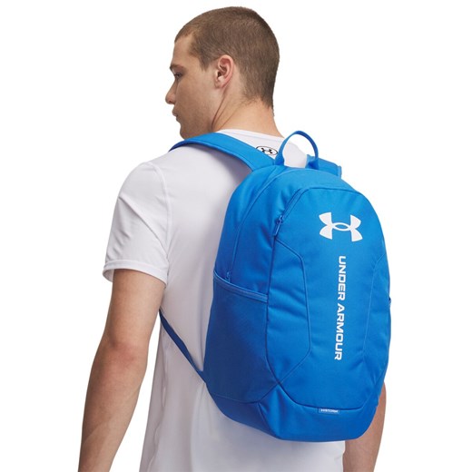 Plecak uniseks UA Hustle Lite Backpack - niebieski ze sklepu Sportstylestory.com w kategorii Plecaki - zdjęcie 185581284