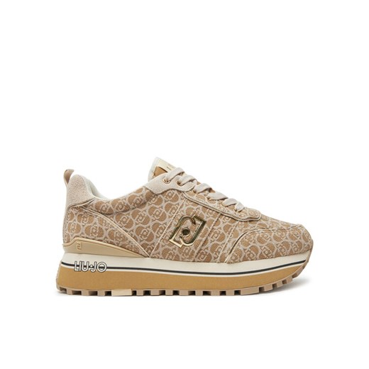Liu Jo Sneakersy Maxi Wonder 71 BF4003 PX195 Beżowy ze sklepu MODIVO w kategorii Buty sportowe damskie - zdjęcie 185581462