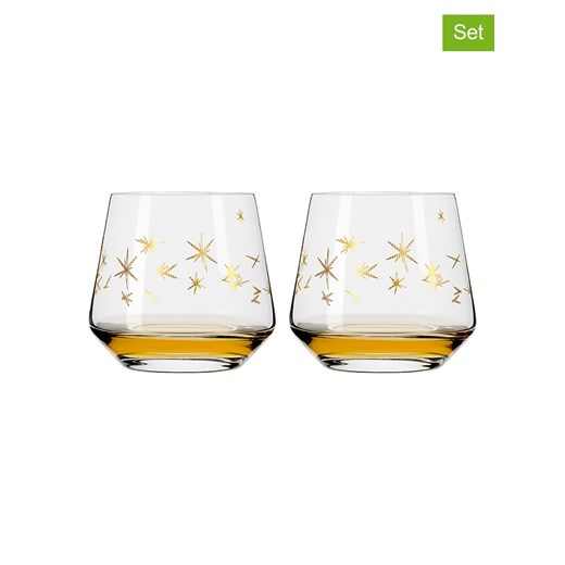 RITZENHOFF Szklanki (2 szt.) &quot;Deluxe&quot; w kolorze złotym - 420 ml ze sklepu Limango Polska w kategorii Naczynia - zdjęcie 185582063