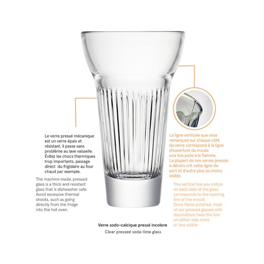 La Rochère France Szklanki koktajlowe (6 szt.) &quot;Calanque&quot; - 220 ml La Rochère France onesize promocja Limango Polska