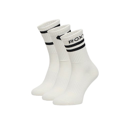 Skarpety Roxy CEO_AS_ROXY_11_W_AW25 (3-PACK) Biały ze sklepu eobuwie.pl w kategorii Skarpetki męskie - zdjęcie 185583184