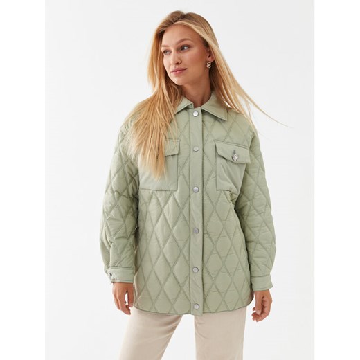 Guess Kurtka przejściowa Giorgia W3YL17 WFIW2 Zielony Relaxed Fit ze sklepu MODIVO w kategorii Kurtki damskie - zdjęcie 185583581