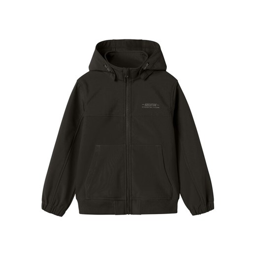 NAME IT Kurtka softshell 13236573 Czarny Regular Fit ze sklepu MODIVO w kategorii Kurtki chłopięce - zdjęcie 185583601