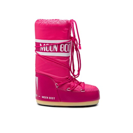 Śniegowce Moon Boot Nylon 14004400062 Różowy ze sklepu eobuwie.pl w kategorii Śniegowce damskie - zdjęcie 185585153