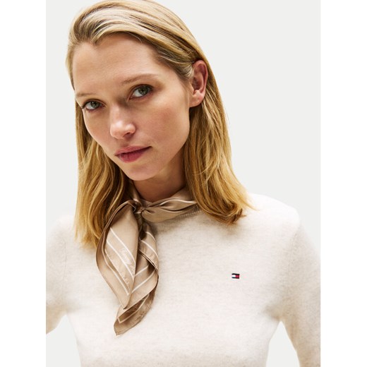 Apaszka Tommy Hilfiger Heritage Script AW0AW17967 Beżowy Tommy Hilfiger OS eobuwie.pl