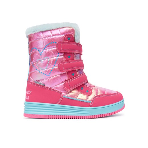 Śniegowce Agatha Ruiz de la Prada 251991 S Różowy ze sklepu eobuwie.pl w kategorii Buty zimowe dziecięce - zdjęcie 185585203