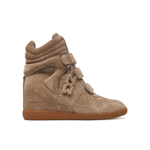 Nokwol Sneakersy Demmi Beżowy ze sklepu MODIVO w kategorii Buty sportowe damskie - zdjęcie 185585900
