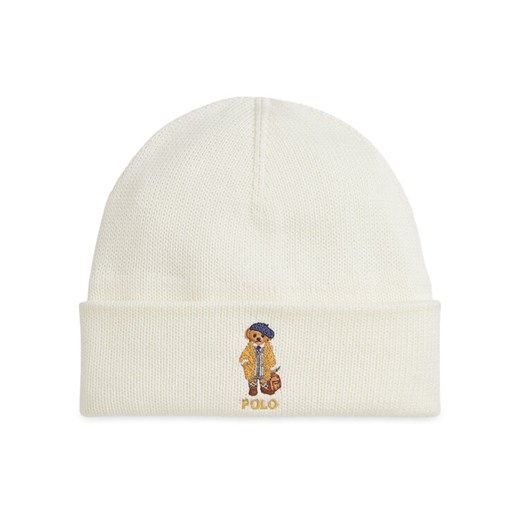 Czapka Polo Ralph Lauren 313978909001 Écru ze sklepu eobuwie.pl w kategorii Czapki dziecięce - zdjęcie 185587211