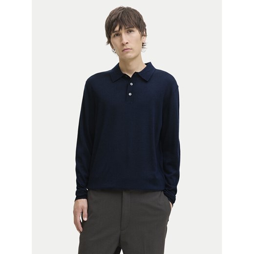 Jack&Jones Sweter Merino 12281757 Granatowy Regular Fit ze sklepu MODIVO w kategorii Swetry męskie - zdjęcie 185588400