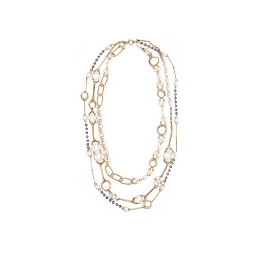 Weekend Max Mara Naszyjnik Jabot 2525756065650 Złoty ze sklepu MODIVO w kategorii Naszyjniki - zdjęcie 185588504