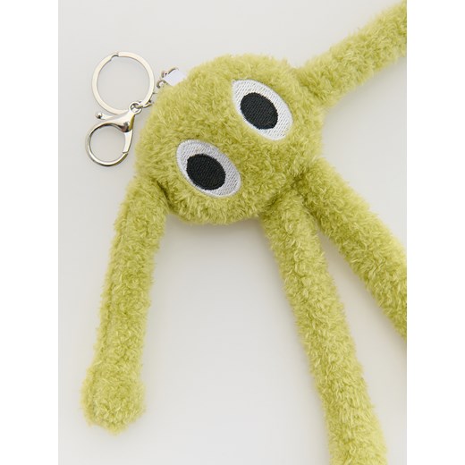 Reserved - Futrzany brelok - zielony Reserved ONE SIZE Reserved