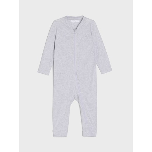 Sinsay - Śpiochy w stylu basic zapinane na zamek 2 pack - szary Sinsay 86 (12-18 m) Sinsay
