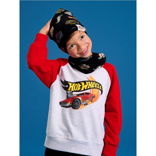 Sinsay - Czapka z kominem Hot Wheels - czarny - id: 000FU-99X - marki Sinsay - 185591850 Sinsay - Czapka z kominem Hot Wheels - czarny ze sklepu Sinsay w kategorii Czapki dziecięce - zdjęcie 185591850