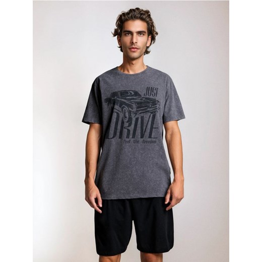 Sinsay - Piżama dwuczęściowa z nadrukiem - wielobarwny ze sklepu Sinsay w kategorii Piżamy męskie - zdjęcie 185591862