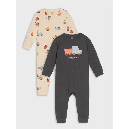Sinsay - Śpiochy z motywem w pojazdy 2 pack - kremowy - id: 619EM-02X - marki Sinsay - 185591974 Sinsay - Śpiochy z motywem w pojazdy 2 pack - kremowy ze sklepu Sinsay w kategorii Śpiochy - zdjęcie 185591974
