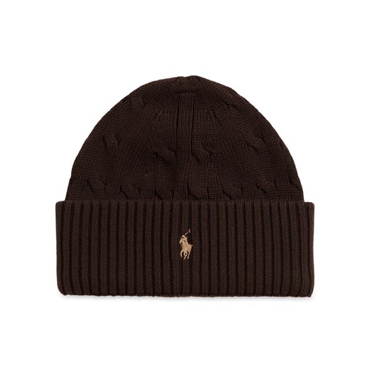 Czapka Polo Ralph Lauren 323980663007 Brązowy ze sklepu eobuwie.pl w kategorii Czapki dziecięce - zdjęcie 185592203