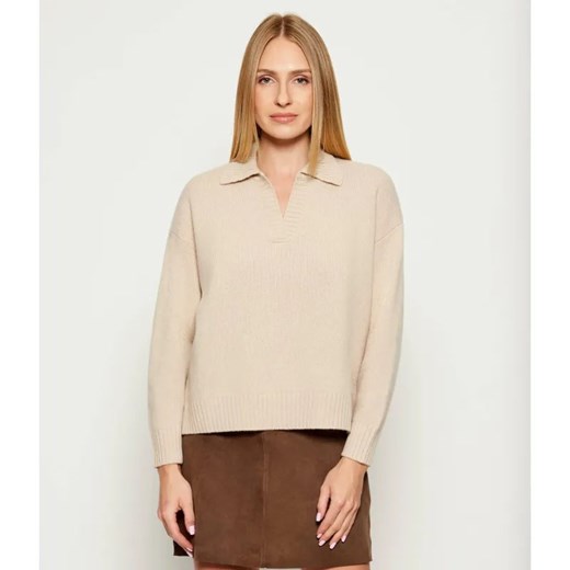 Weekend MaxMara Wełniany sweter AGRE | Relaxed fit ze sklepu Gomez Fashion Store w kategorii Swetry damskie - zdjęcie 185594141