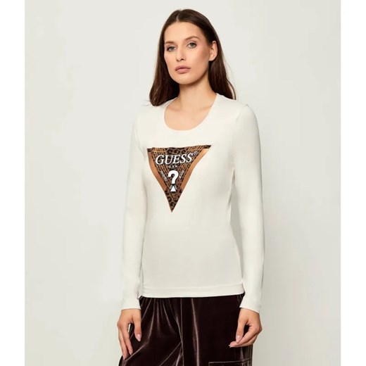 GUESS Bluzka LEO | Slim Fit ze sklepu Gomez Fashion Store w kategorii Bluzki damskie - zdjęcie 185594162