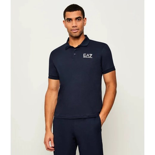 EA7 Polo | Regular Fit ze sklepu Gomez Fashion Store w kategorii T-shirty męskie - zdjęcie 185594182