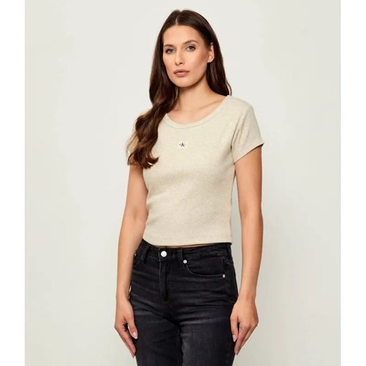 Calvin Klein Jeans Bluzka | Slim Fit ze sklepu Gomez Fashion Store w kategorii Bluzki damskie - zdjęcie 185594211