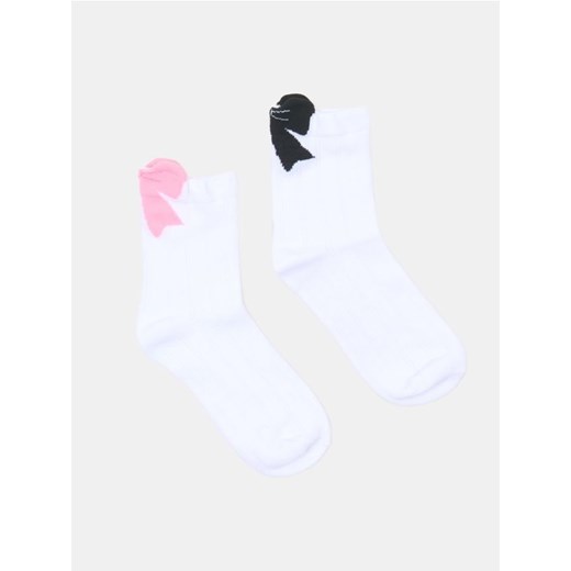 Sinsay - Długie skarpetki 2 pack - wielobarwny Sinsay 31/34 Sinsay