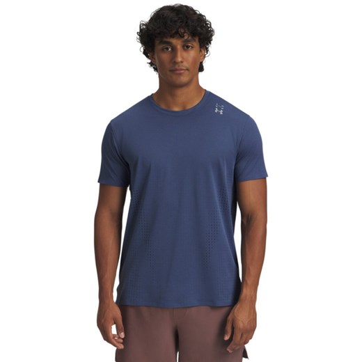 Męska koszulka treningowa Under Armour UA Halo Vent SS - niebieska ze sklepu Sportstylestory.com w kategorii T-shirty męskie - zdjęcie 185598892